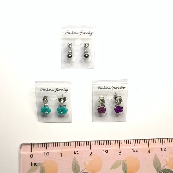 3 Piece Earrings Set Bundle - Picture 3 of 3
